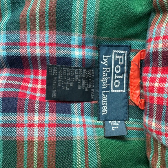 Vintage Polo Ralph Lauren RLPC SKI CLUB puffer Down Vest Orange - Picture 3 of 5